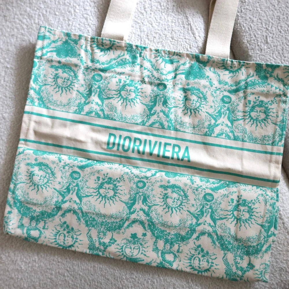 Christian Dior Dioriviera GWP Linen Tote Bag - Picture 3 of 5